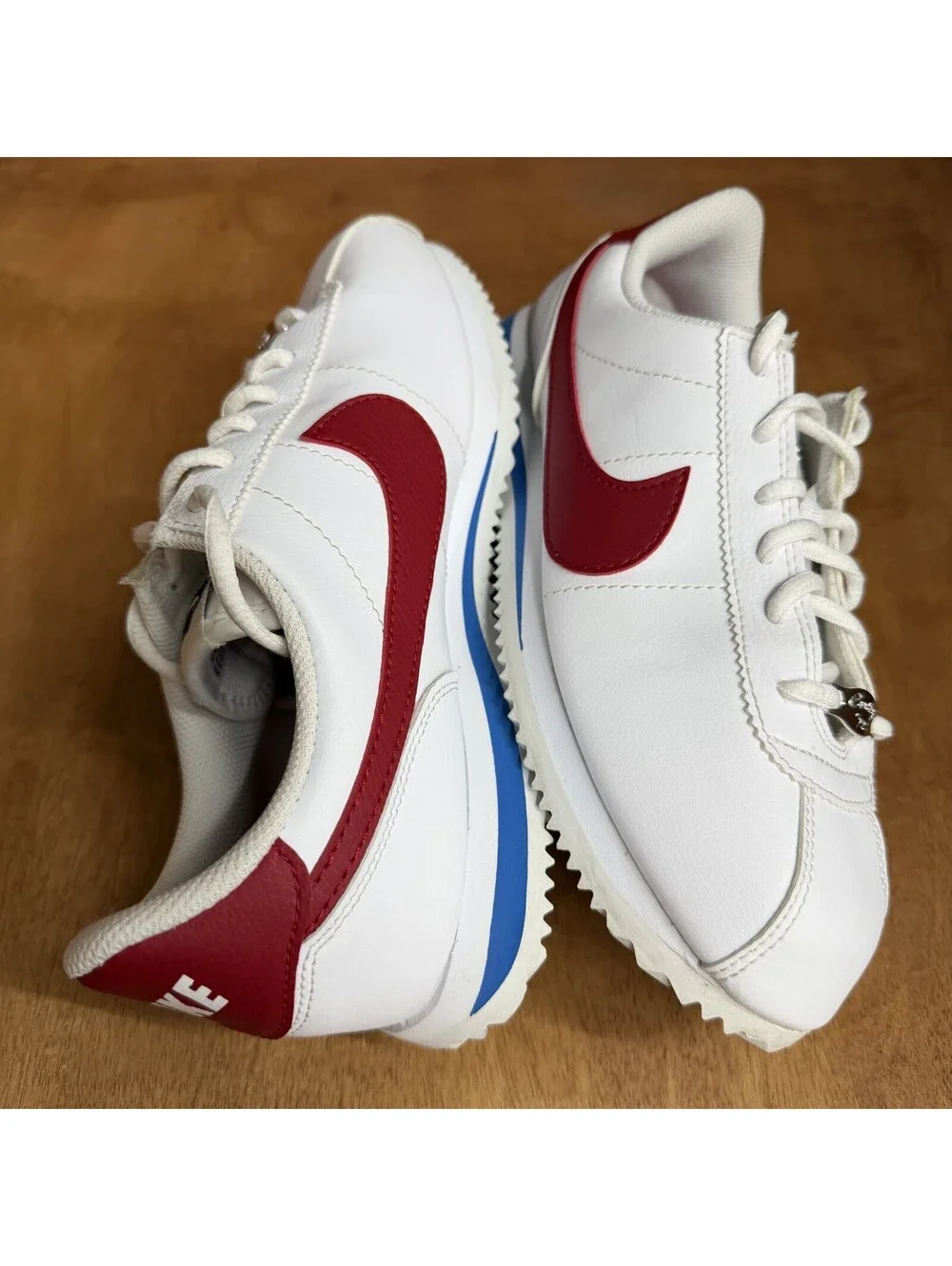 Nike Cortez Basic SL Youth Size 7 Y White Varsity Red Forrest Gump 904764-103